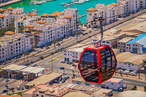 Agadir: viste panoramiche con giro in funivia e scoperta della città