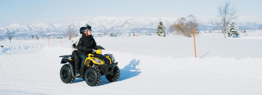 Visite d'une demi-journée d'activités de neige à Bibai Snow Land