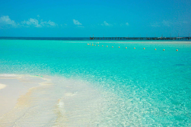 Isla Mujeres: All-Inclusive Catamaran with Open Bar, Snorkel and Lunch Jet Ski Tour to Isla Mujeres and Contoy