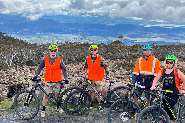 Depuis Hobart : Sommet du Mont Wellington et excursion à vélo dans la forêt tropicale