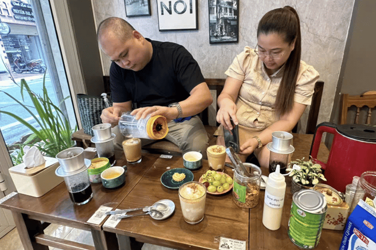 Atelier sur le café à l&#039;œuf de Hanoi : Maîtriser 6 cafés de marque