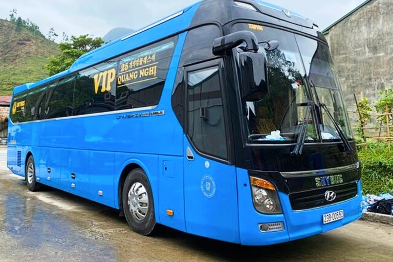Bilet autobusowy Hanoi do Ha Giang: miejsce do spania - limuzyna - kabina