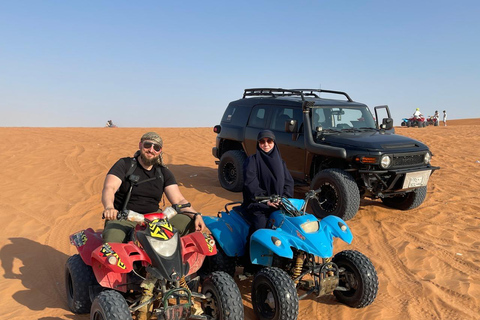 Riyadh:Red Sand Dunes camel ride&Quad&Sandboarding Adventure Private Tour with pick up and drop off from your location