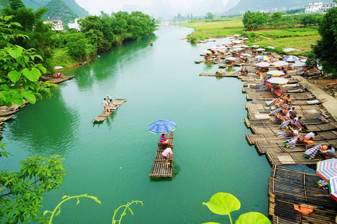 Guilin 3-Day 2-Night Essential Tour: Li River+Bamboo Rafting