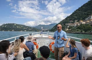 Ab Mailand: Comer See & Lugano mit Bootsfahrt - Kleingruppentour