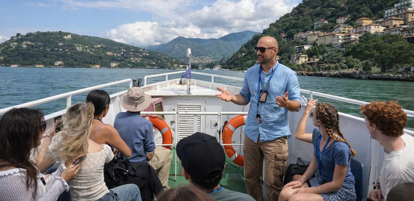 Ab Mailand: Comer See & Lugano mit Bootsfahrt - Kleingruppentour Ab Mailand: Comer See & Lugano mit Bootsfahrt - Kleingruppentour