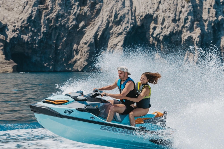 Alcudia: tour guiado en moto de agua con snorkel en la bahía