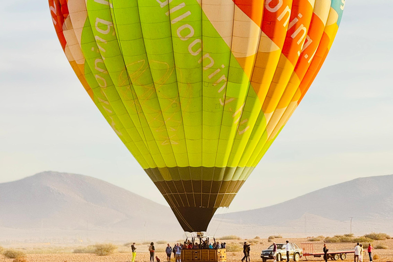 Marrakech: Hot Air Balloon Ride, rooftop view & Drone Video Sunrise Balloon Flight + Drone Video