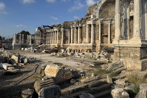 Antalya: Perge & City of Side, Aspendos, Waterfall and Lunch Perge, Side, Aspendos, Waterfall Tour with Entrance