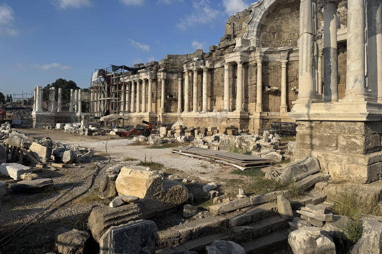 Antalya: Perge & City of Side, Aspendos, Waterfall and Lunch Perge, Side, Aspendos, Waterfall Tour with Entrance