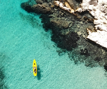 Golfo Aranci: Tour em pequenos grupos de caiaque com aperitivo e golfinhos