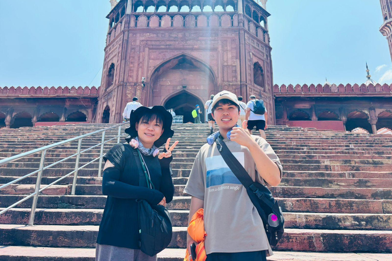 Delhi: Old & New Delhi Full-Half Day Tour Options Available Full Day Tour with Guide Only - (Without Car & Driver)