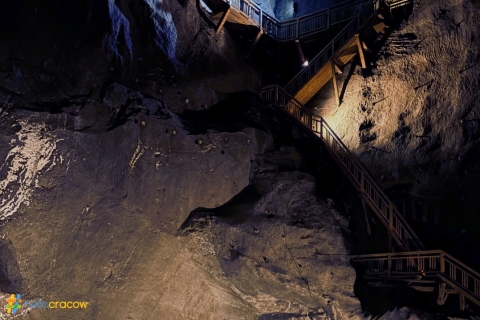 Vanuit Krakau: Rondleiding in de zoutmijn van WieliczkaTour vanaf trefpunt in Krakau