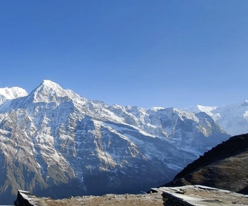 Pokhara: trekking di 4 giorni al Campo Base del Mardi Himal con trasferimenti