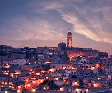Matera kvällstur på engelska