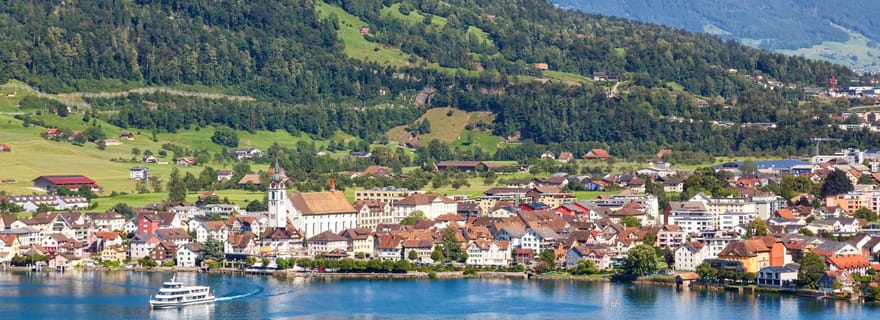 Zoug : Promenade express avec un habitant en 60 minutes