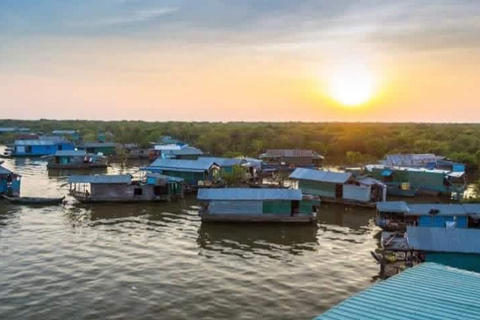 Siem Reap: Killing Fields & Floating Village Sunset Cruise Option 2: Guided Cultural Experience