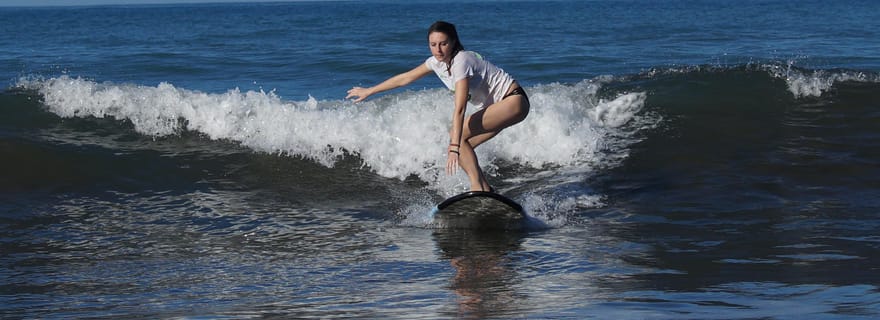 Cours de surf d'une journée à Dominical