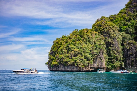 Islas Phi Phi: Excursión a la Bahía Maya en barco privado de cola largaTour privado de 3 horas para 6 a 10 personas