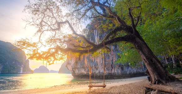 Krabi: Hong Islands Sunset Tour by Speedboat with BBQ Dinner