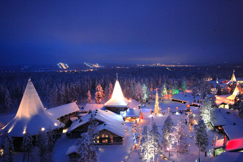 Rovaniemi: Reindeer & Husky Ride with Santa Claus Village