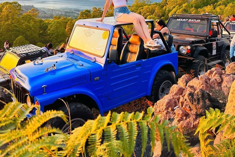 Mount Batur Jeep Sunrise with Breakfast & Photographer Jeep Sunrise + Black Lava Volcano