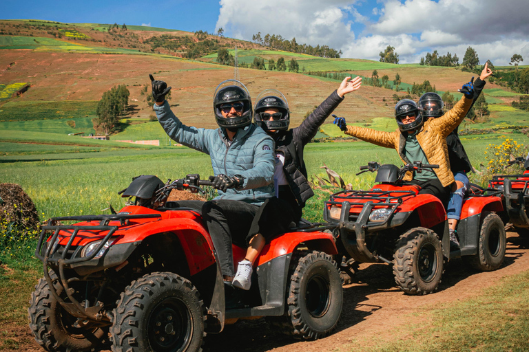 Depuis Cusco : Excursion en quad à Moray et aux mines de selRider partagé : 02 personnes en quad