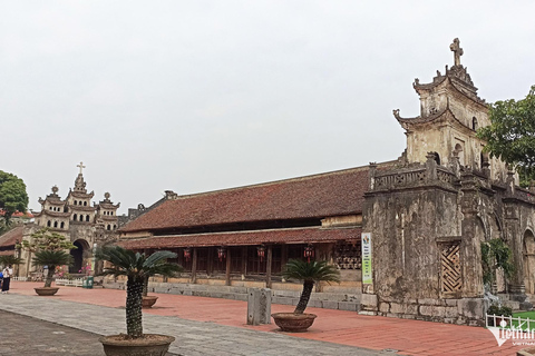 Hanoi: Stone Cathedral or Hat & Incense Village _SMALL GROUP Private Tour Phat Diem Stone Cathedral & Conical Hat Village