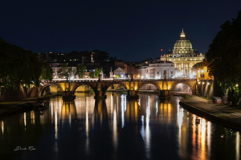 Rome by Night: Enchanting Golf Cart Tour with Wine, Cocktails, and History