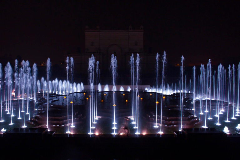 New Delhi : Visite de l&#039;exposition Akshardham et du spectacle de l&#039;eau et de la lumière