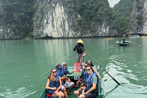 Hanoi:Halong Bay–Lan Ha Bay-Kayak,Swimming Luxury Day Cruise From Halong: Discover Halong Bay Full Day Cruise 5*