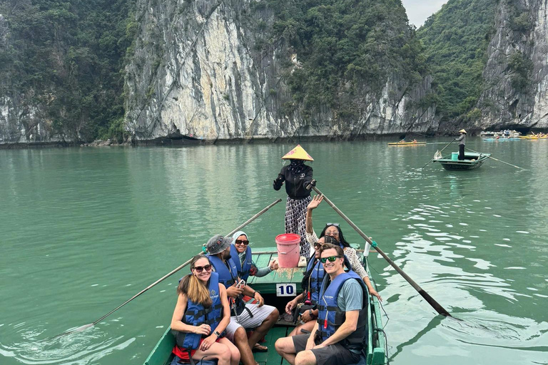 Hanoi:Halong Bay–Lan Ha Bay-Kayak,Swimming Luxury Day Cruise From Halong: Discover Halong Bay Full Day Cruise 5*