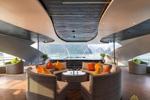 From Hanoi: Ha Long Bay Private Charter VIP Cruise| Luxury Sharing Transfer + Premium Day Cruise (Non-Charter)