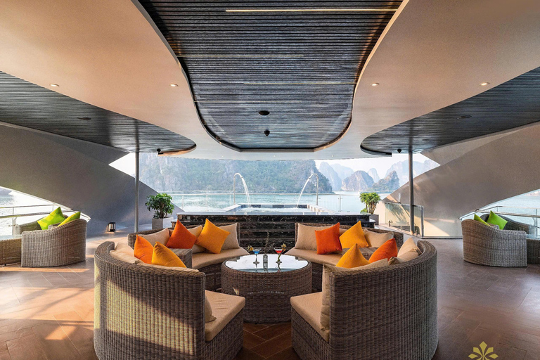 From Hanoi: Ha Long Bay Private Charter VIP Cruise| Luxury Sharing Transfer + Premium Day Cruise (Non-Charter)