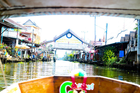Bangkok: tour del mercato galleggiante di Damnoen Saduak e del mercato ferroviario