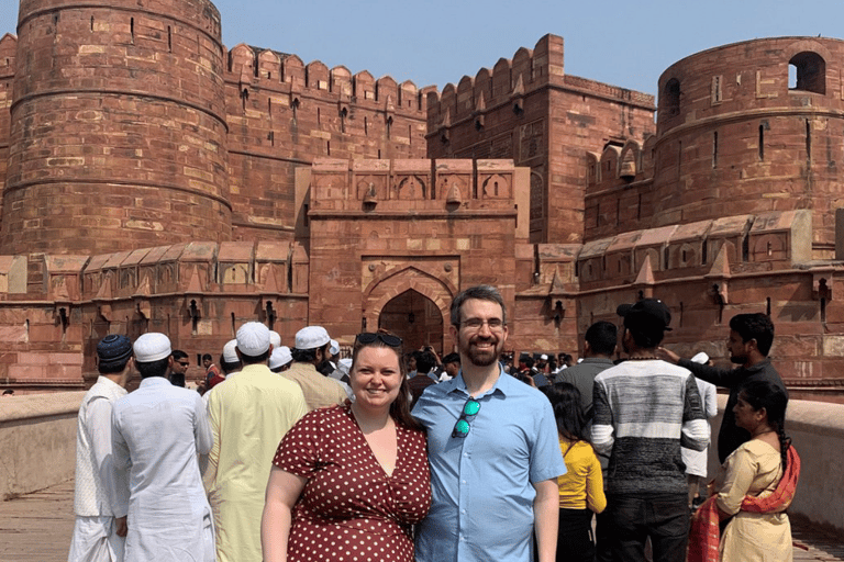 Agra : Visite privée du Taj Mahal et du Fort d'Agra avec Skip-the-line