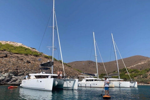 Santorini: Morning or Sunset Cruise with Gourmet Meal Shared Morning Cruise