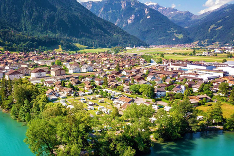 Desde Zúrich: Excursión de un día de aventura en balsa por Interlaken