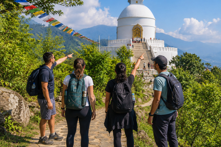 Pokhara: World Peace Pagoda & Pumdikot Day Hike with Guide