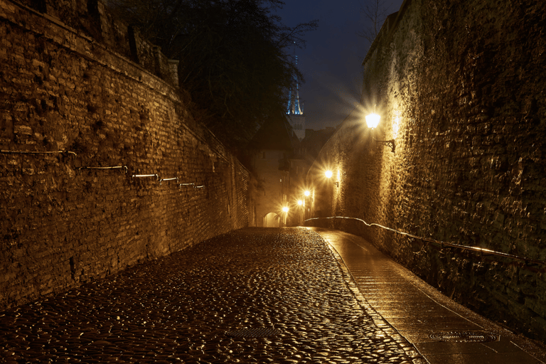 Tallinn: Old Town Night Walk with True Crime Stories