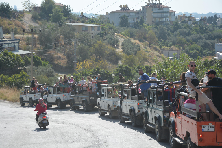 From Alanya: Jeep Safari with Lunch, Dim River & Cave