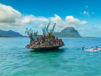 Mauricio: Excursión guiada en kayak a la isla de Benitiers