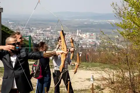 Kahlenberg Wiedeń: Park łuczniczy 3D - bilet wstępu i sprzęt