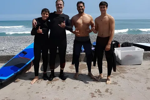 Lima: Aulas de surf com um instrutor