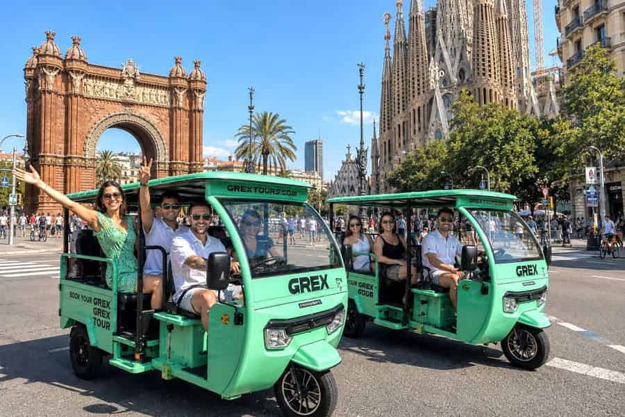 Barcelona: Tour mit dem elektrischen Tuk-Tuk mit ortskundigem Guide. Foto: GetYourGuide