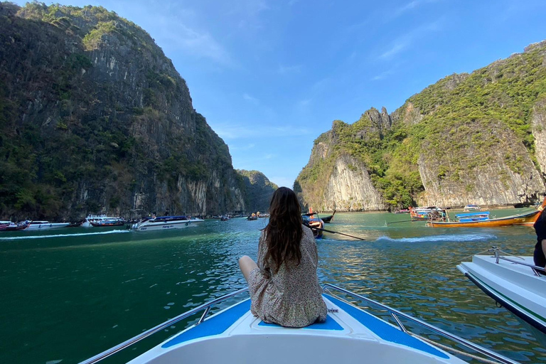 Krabi: Phi Phi-eilanden zonsopgangtour &amp; 4 eilanden per speedboot