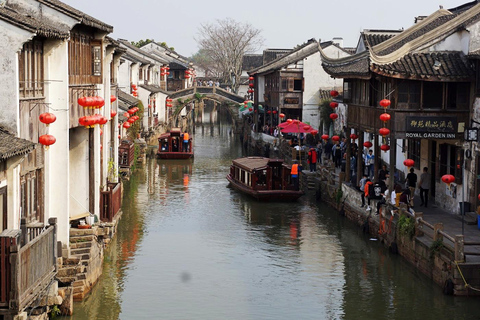 Viagem de 1 dia com guia particular a Suzhou e Zhujiajiao saindo de XangaiTour particular com passeio de barco