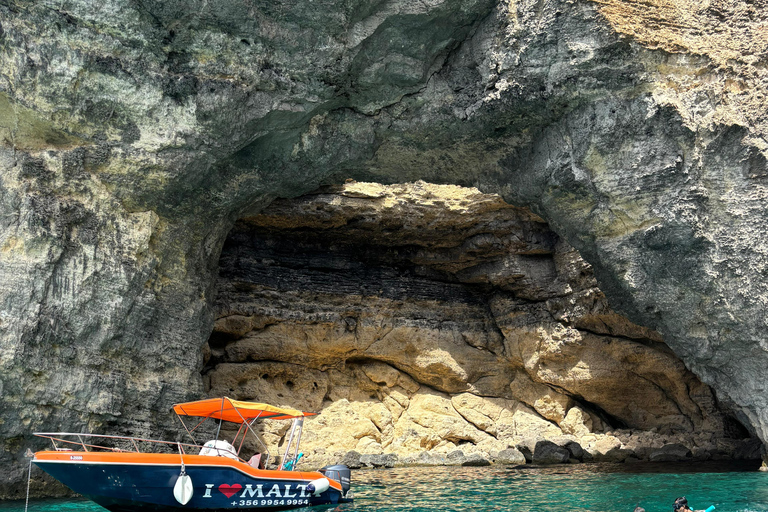 Gozo South & Comino Highlights: Private Boat Adventure 3 hours