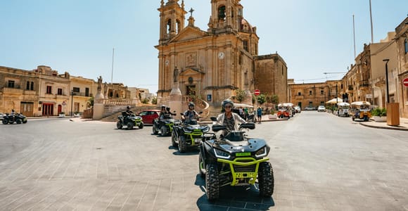 From Malta: Gozo Quad Bike Tour & Comino Boat Tour w/ Lunch