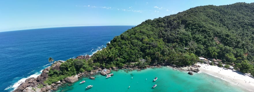 Ilha Grande : Tour en bateau rapide 360° - 8h